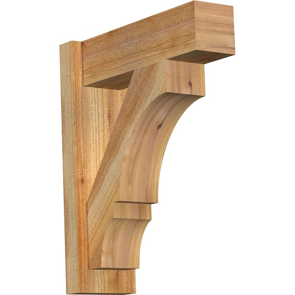 Ekena Millwork Balboa Block Rough Sawn Outlooker, Western Red Cedar, 6"W x 18"D x 22"H OUT06X18X22BOA05RWR - main